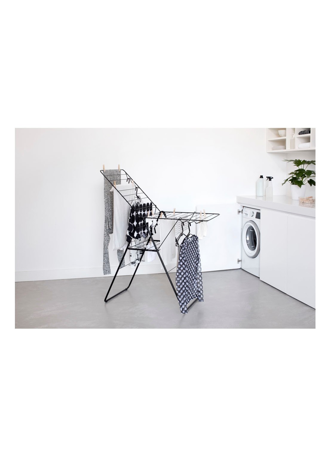 Brabantia Hangon droogrek 20 meter - detail 5 zwart