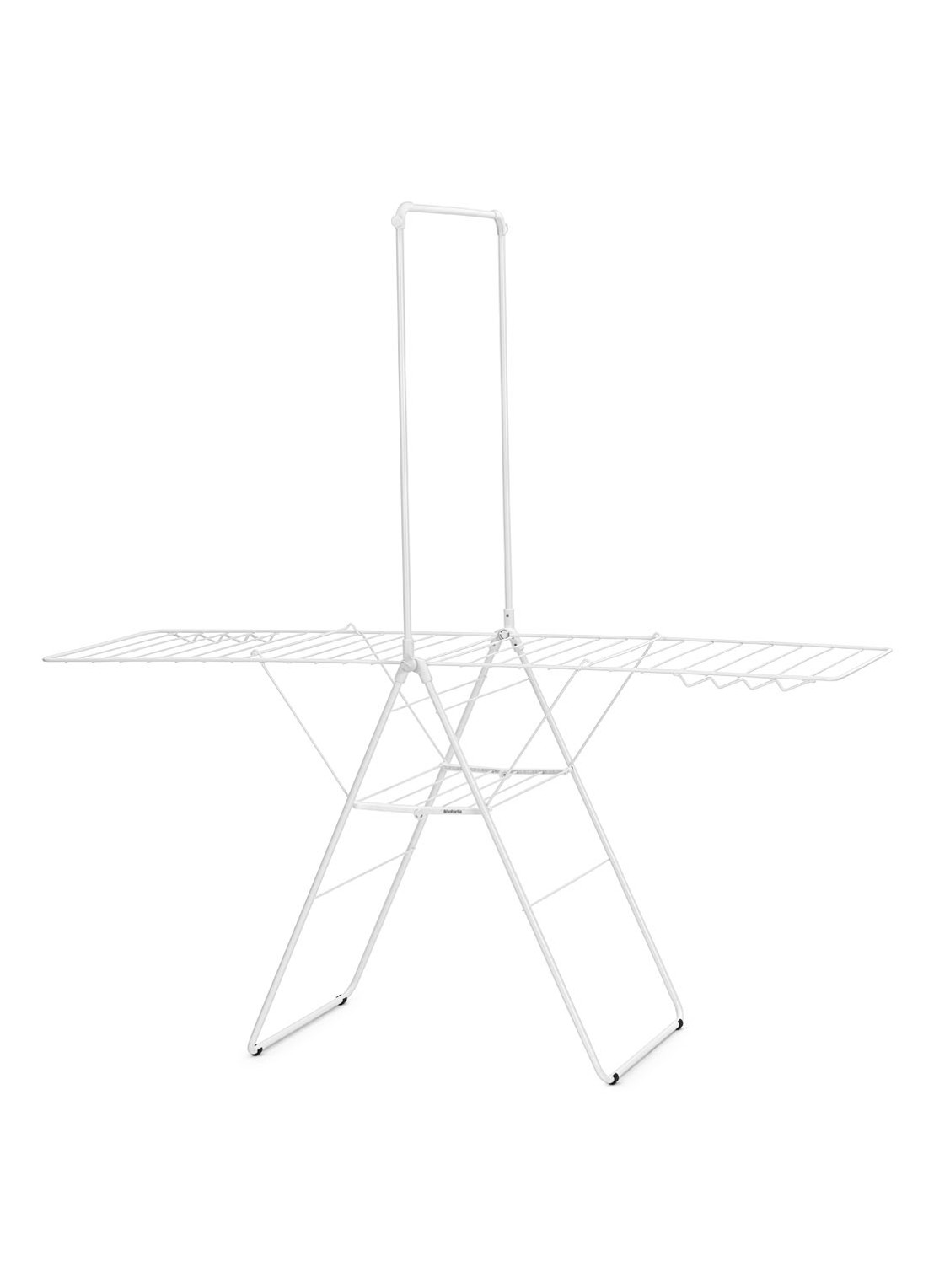 Brabantia Hangon droogrek 25 meter met beugel - voorkant wit