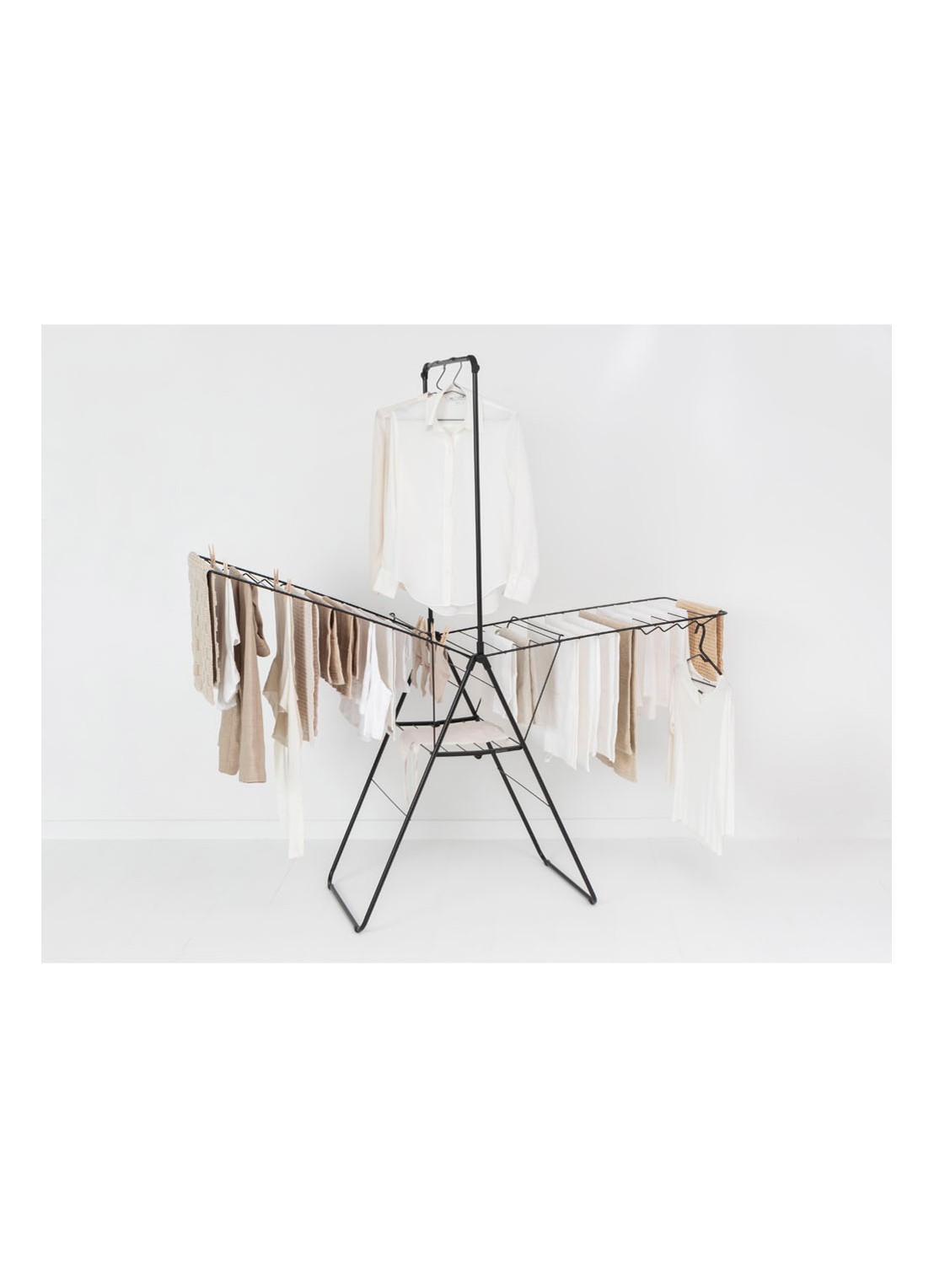 Brabantia Hangon droogrek 25 meter met beugel - detail 6 zwart