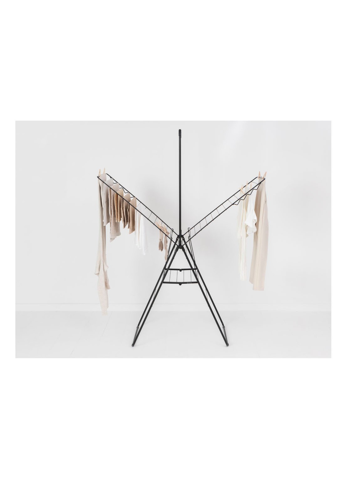 Brabantia Hangon droogrek 25 meter met beugel - detail 7 zwart