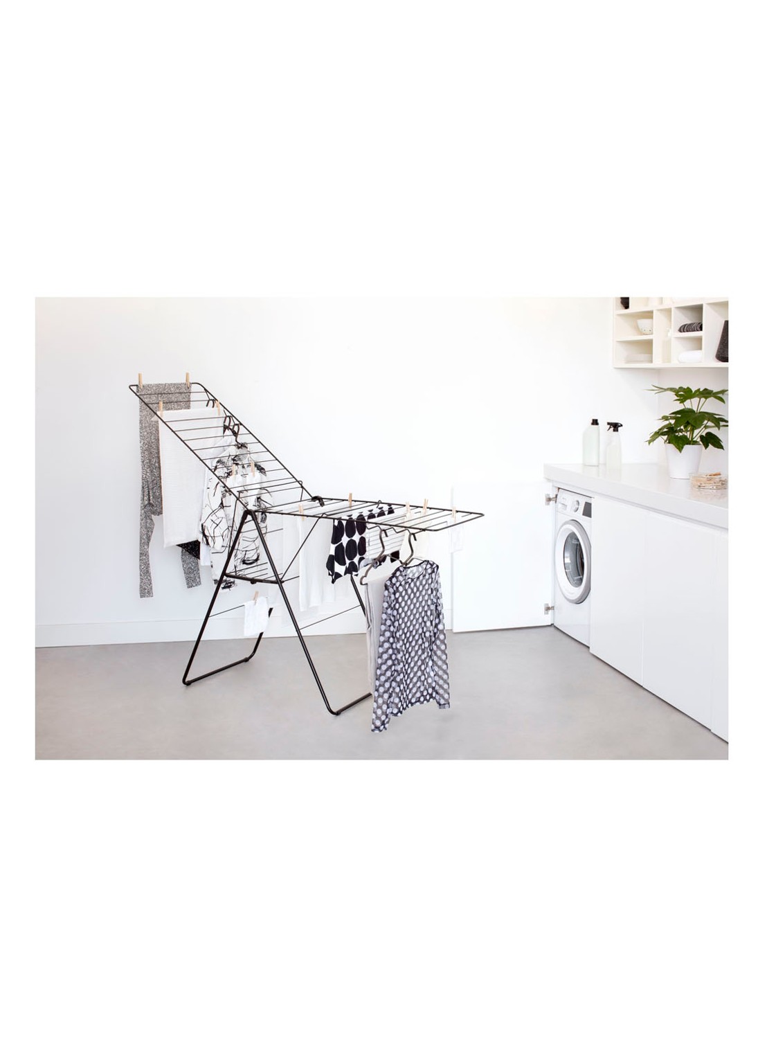 Brabantia Hangon droogrek 25 meter - detail 7 zwart