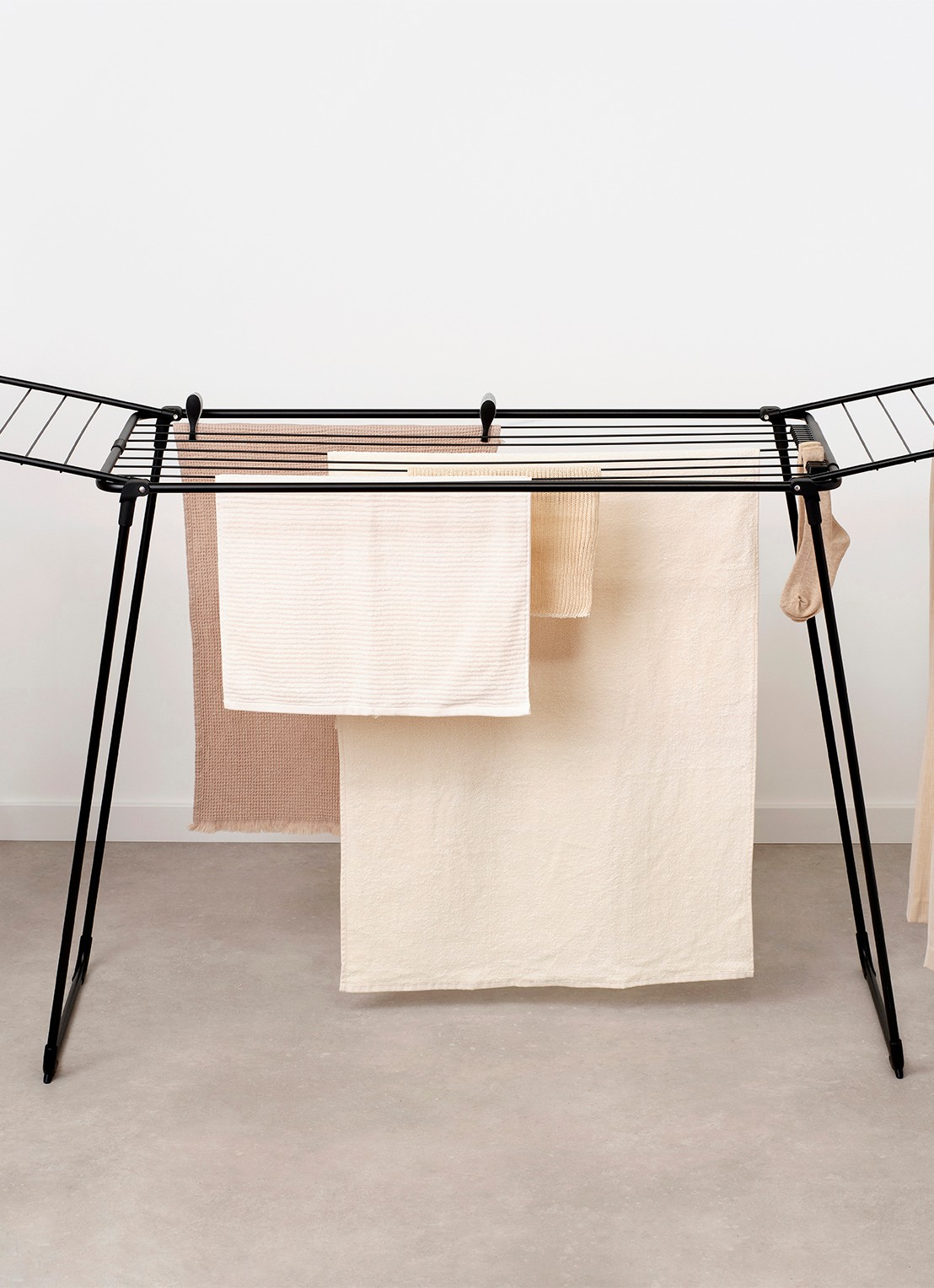 Brabantia HangOn Too droogrek 22 meter - detail 4 zwart