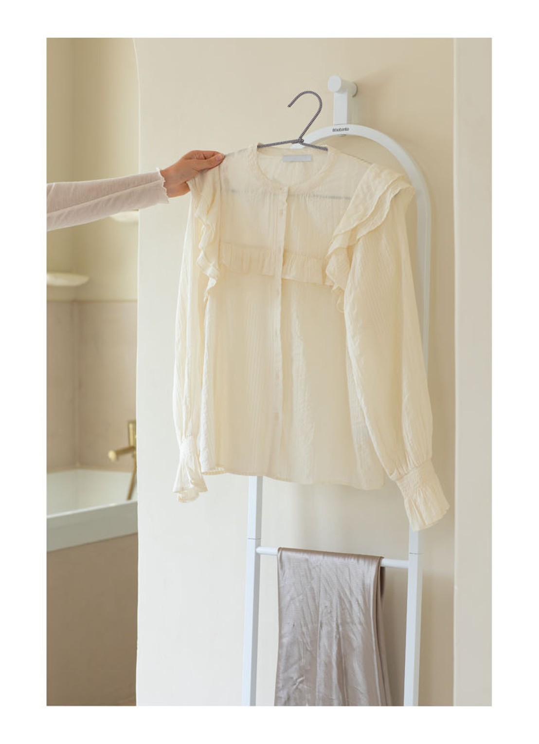 Brabantia Linn Dressboy kledinghouder 97 cm  - detail 4 wit