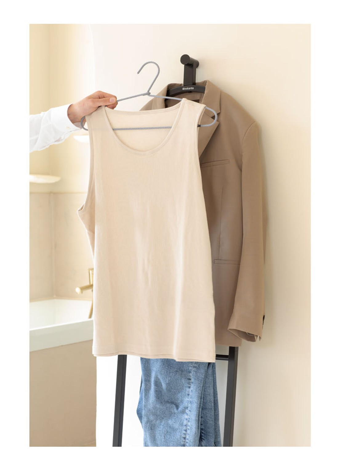 Brabantia Linn Dressboy kledinghouder 97 cm  - detail 4 zwart