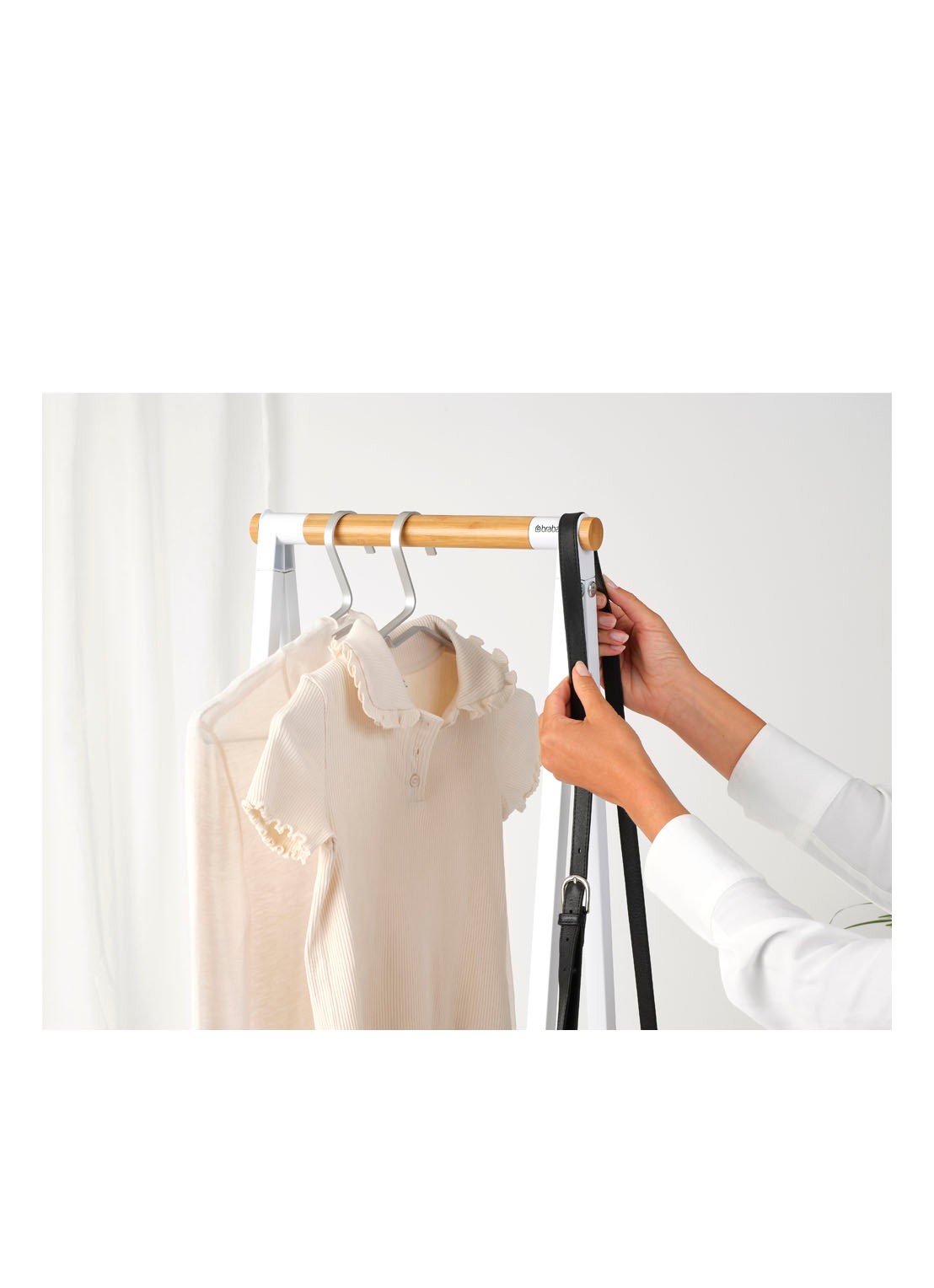 Brabantia Linn kledingrek 170 cm - detail 5 wit