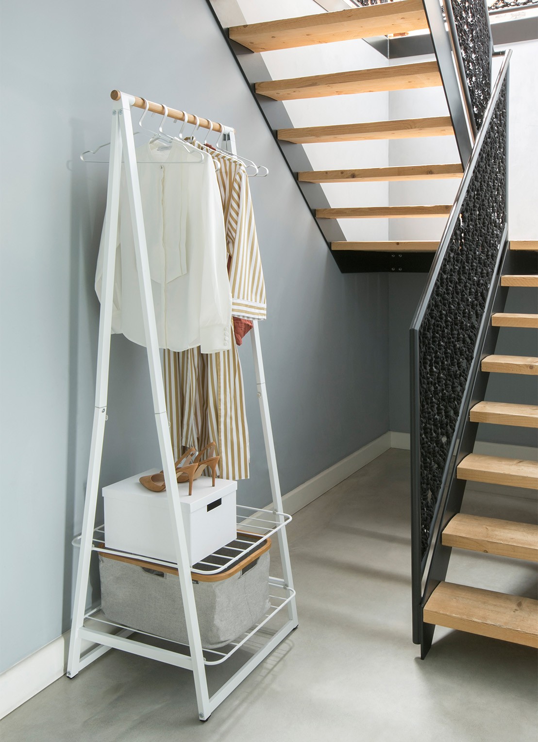 Brabantia Linn kledingrek 190 cm - voorkant 6 wit