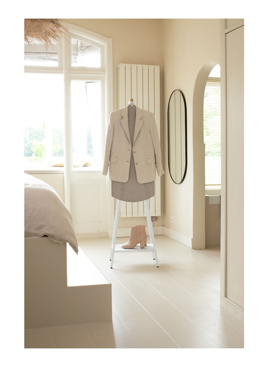 Brabantia Linn Refresh & Steam kledingstoombord 97 x 42 cm - voorkant 3 grijs