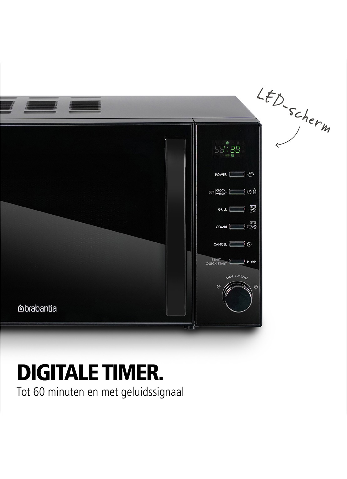 Brabantia Magnetron met Grill BBEK1145DG - detail 5 zwart
