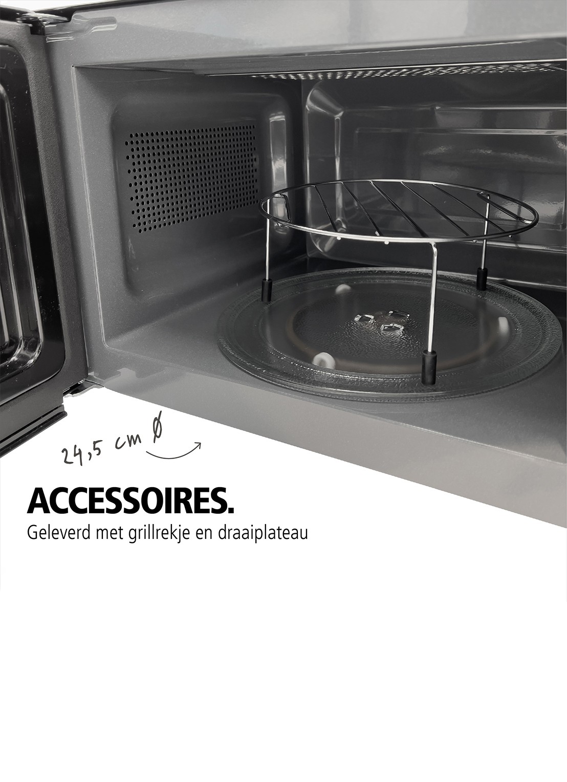 Brabantia Magnetron met Grill BBEK1145DG - detail 6 zwart