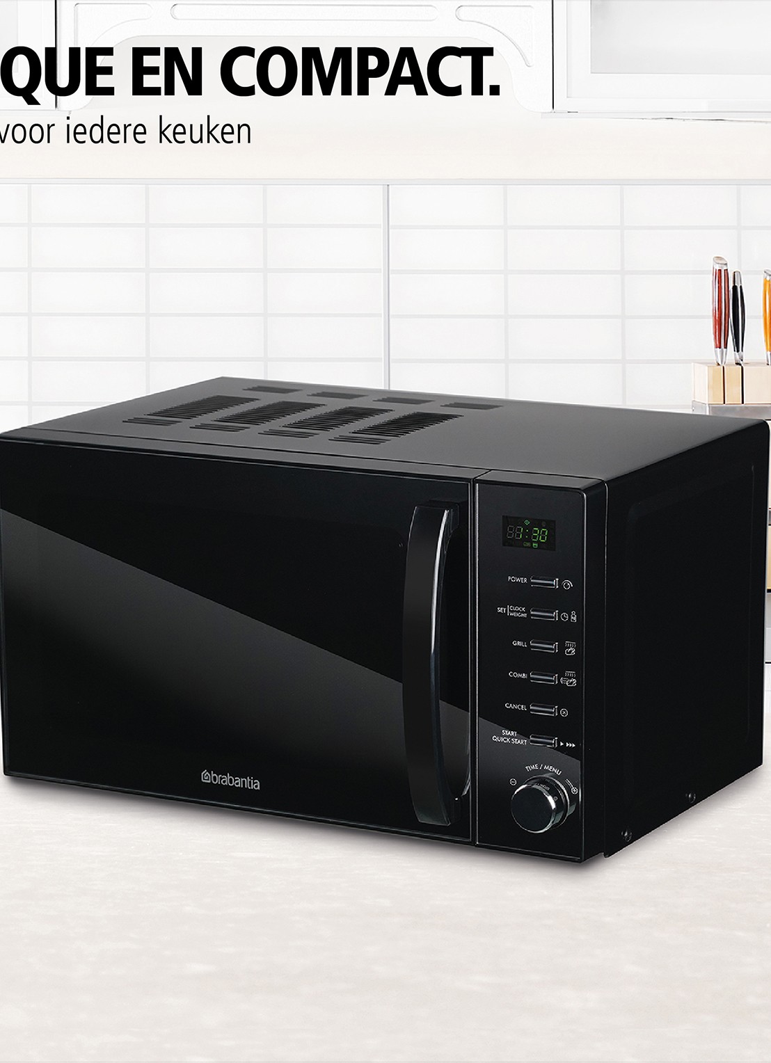 Brabantia Magnetron met Grill BBEK1145DG - detail 7 zwart