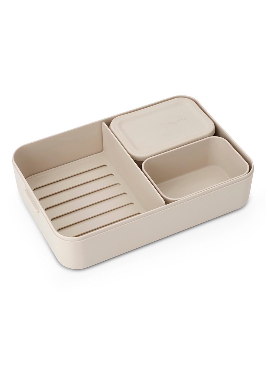 Brabantia Make & Take bento lunchbox/broodtrommel - detail 2 beige