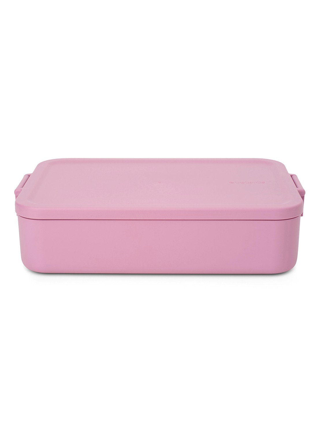 Brabantia Make & Take bento lunchbox/broodtrommel - voorkant 8 donkerroze