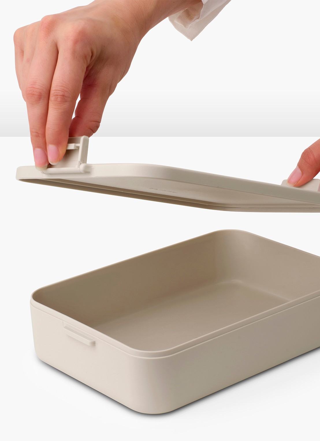 Brabantia Make & Take bento lunchbox/broodtrommel - detail beige