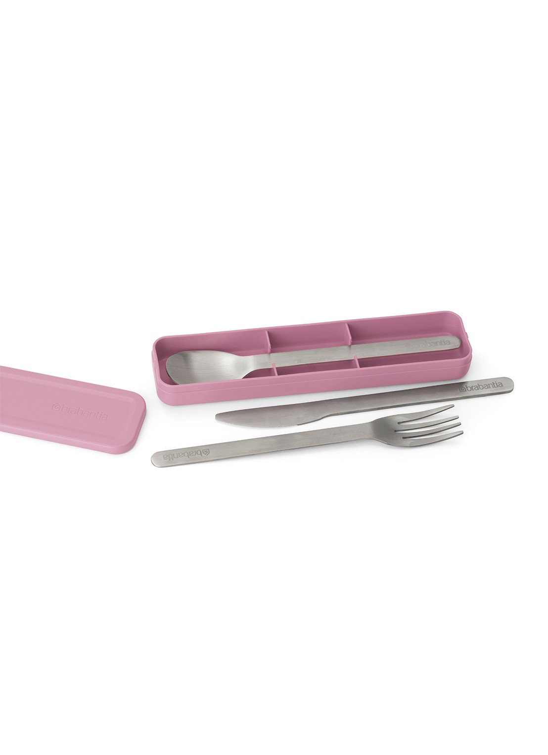 Brabantia Make & Take bestekset 3-delig - detail donkerroze