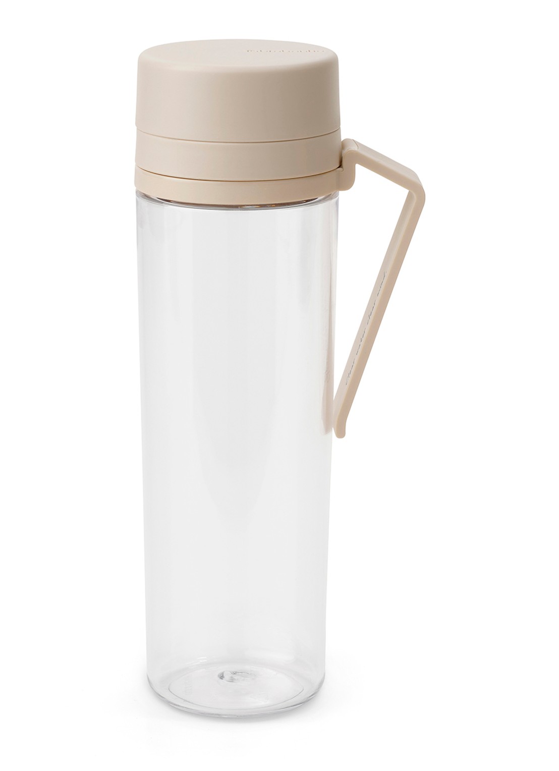 Brabantia Make & Take drinkfles met fruitfilter 50 cl  - voorkant 6 beige