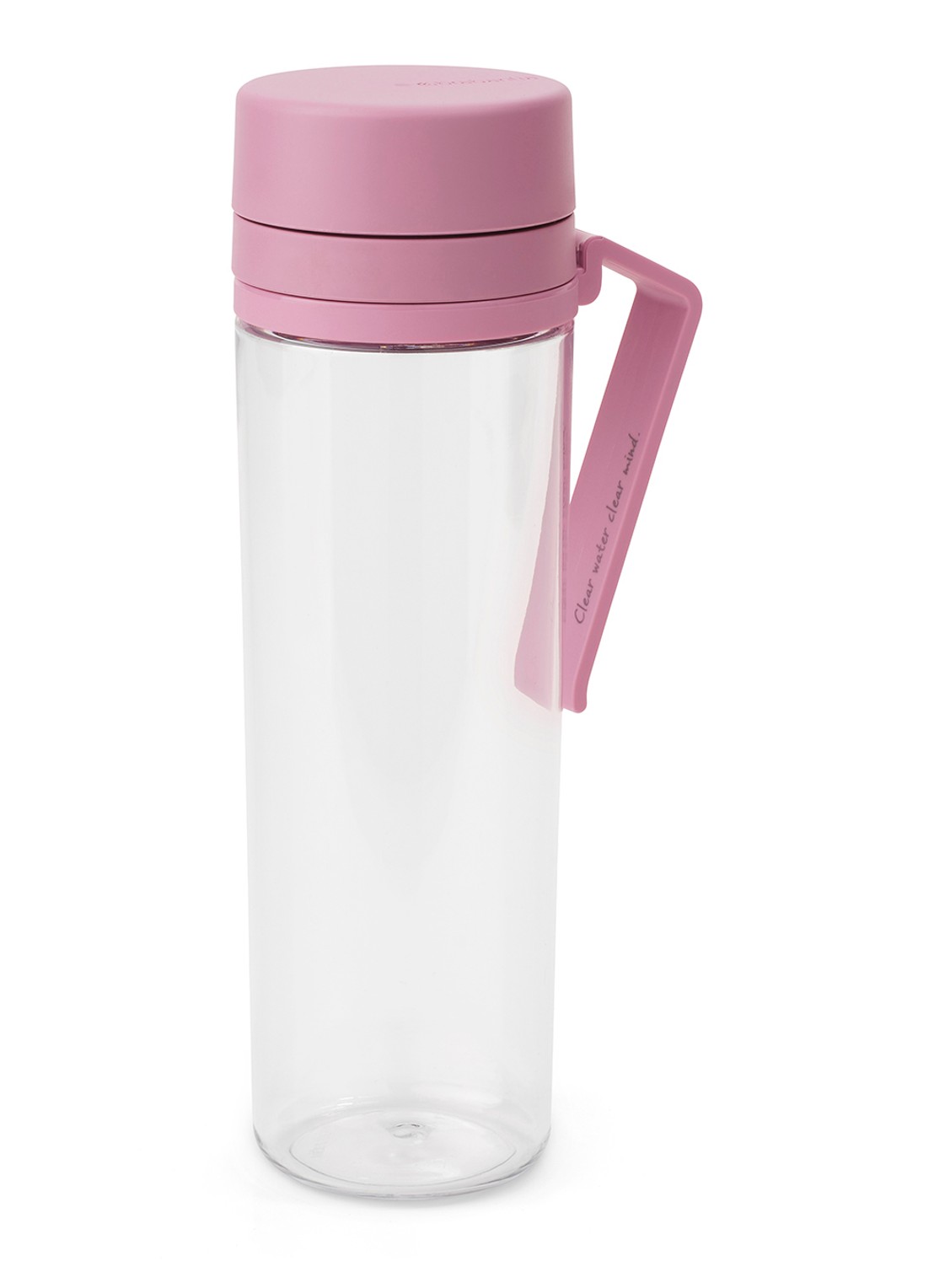 Brabantia Make & Take drinkfles met fruitfilter 50 cl  - voorkant 8 donkerroze