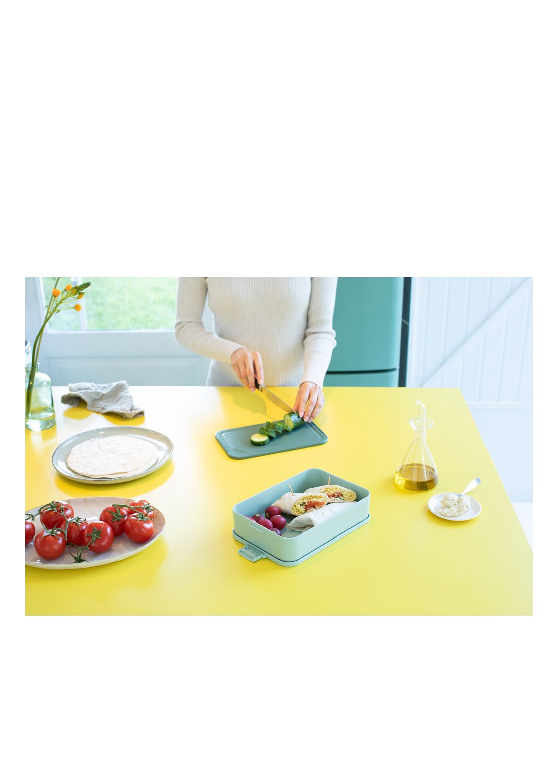 Brabantia Make & Take L broodtrommel - detail 6 mint