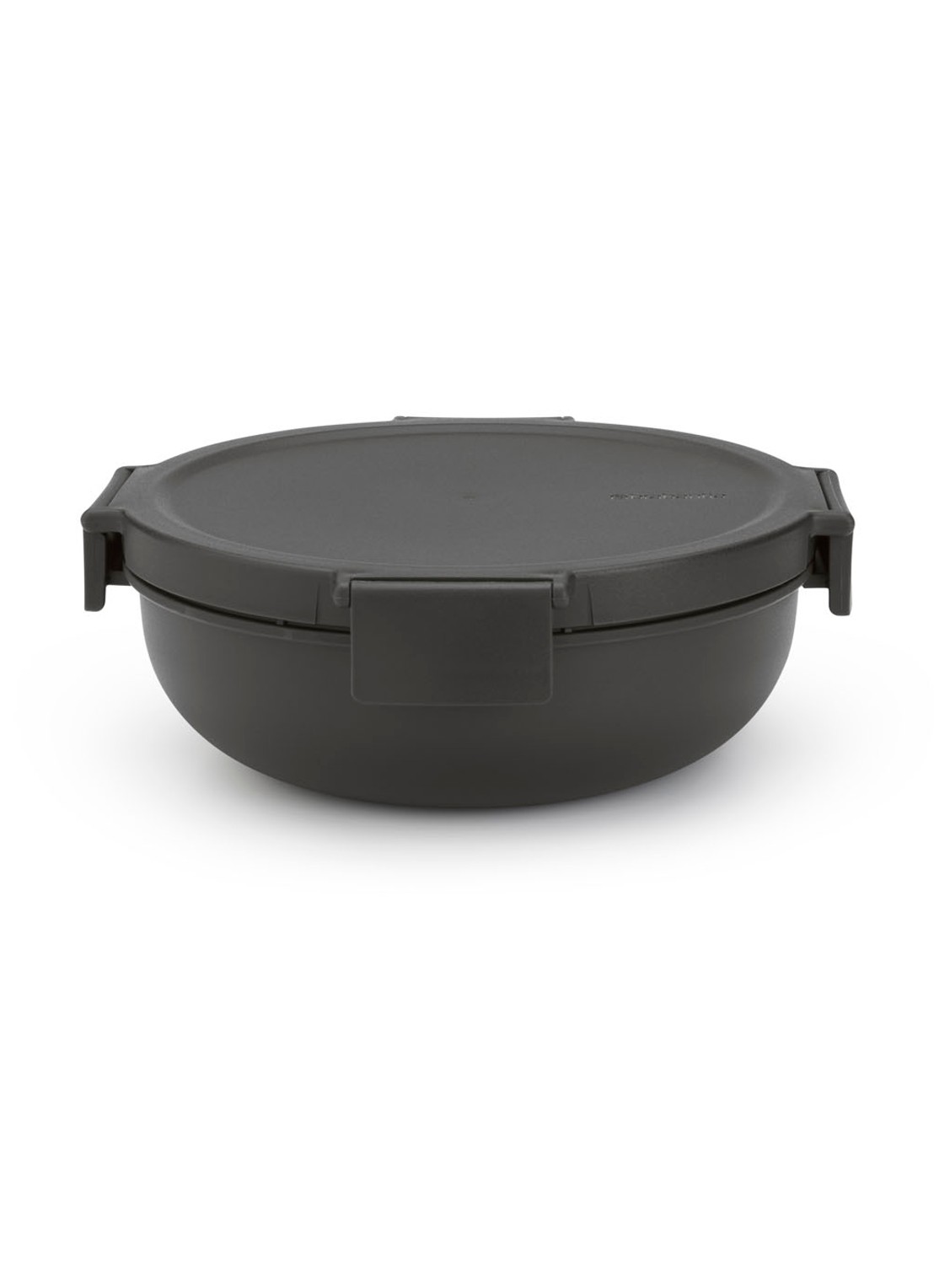Brabantia Make & Take lunchbox 1,3 liter - voorkant donkergrijs