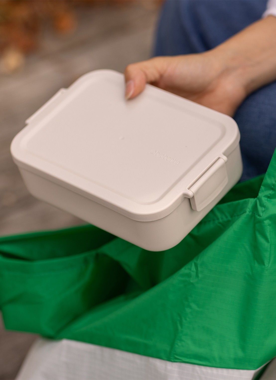 Brabantia Make & Take lunchbox/broodtrommel - detail 3 beige