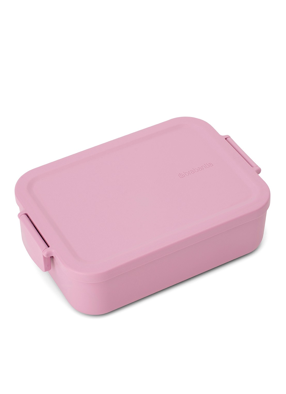 Brabantia Make & Take lunchbox/broodtrommel - achterkant 3 donkerroze