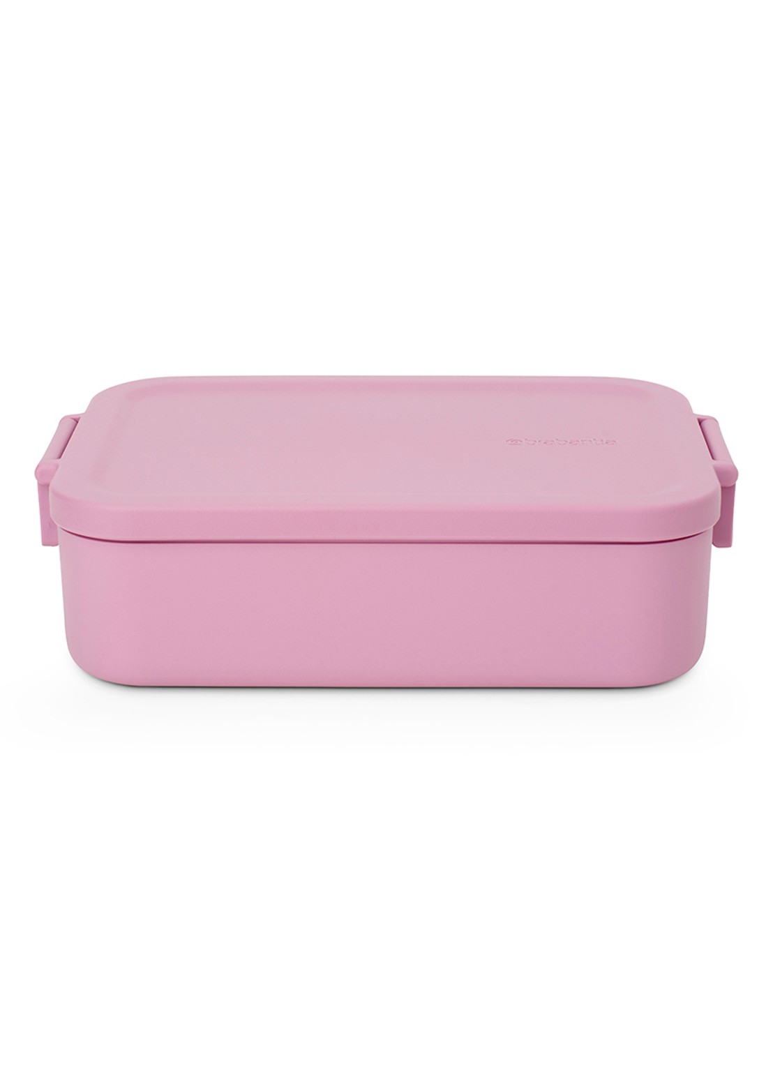 Brabantia Make & Take lunchbox/broodtrommel - voorkant donkerroze