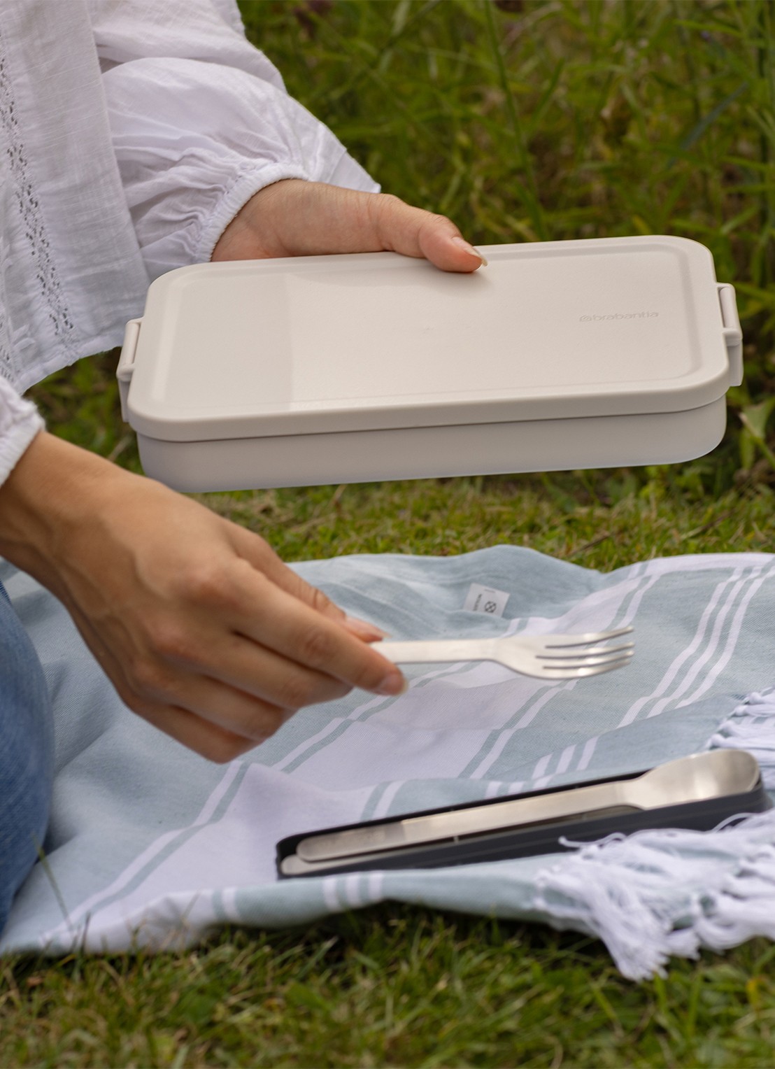 Brabantia Make & Take lunchbox/broodtrommel - detail 6 beige