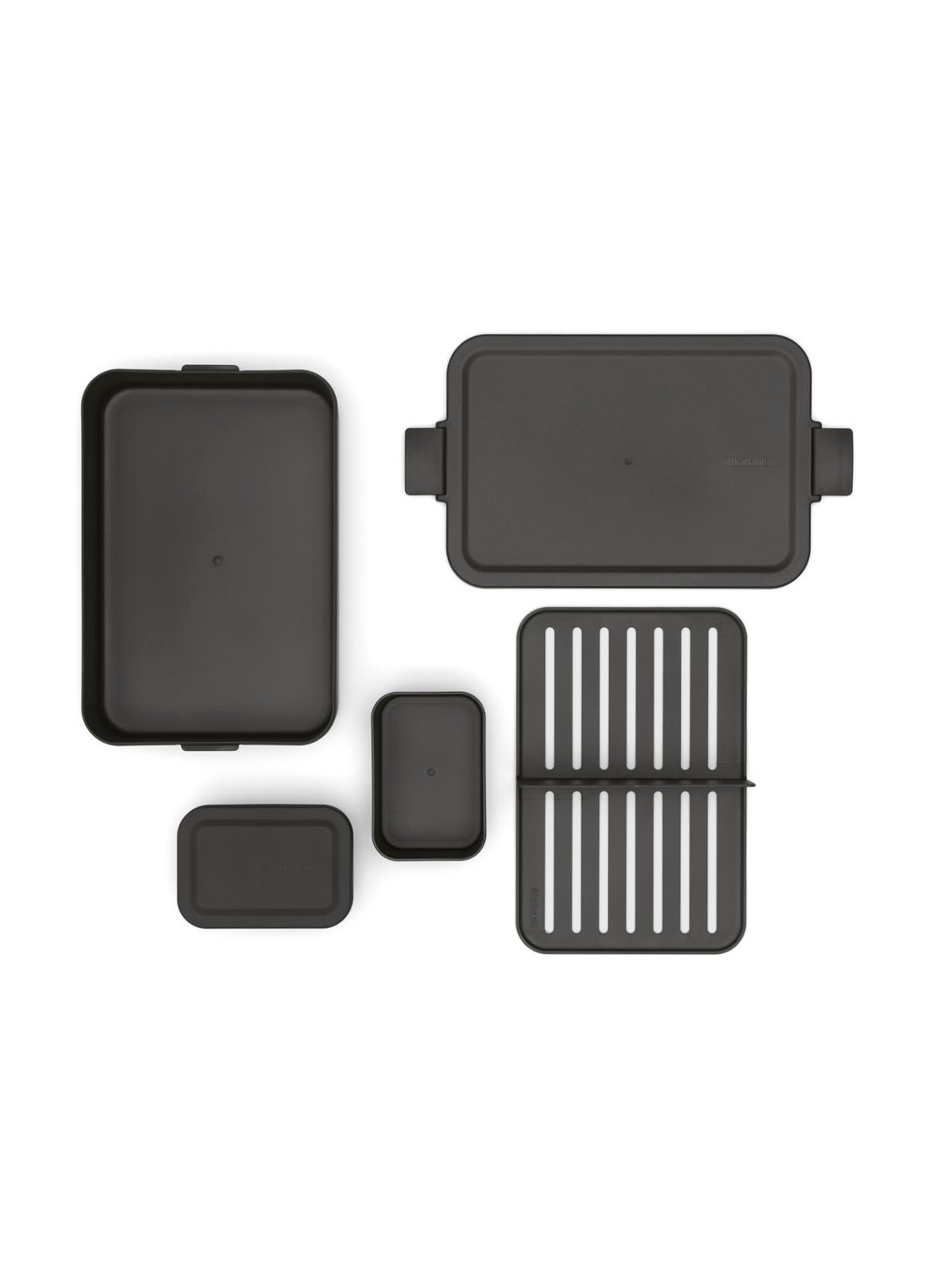 Brabantia Make & Take lunchbox L - detail 4 donkergrijs