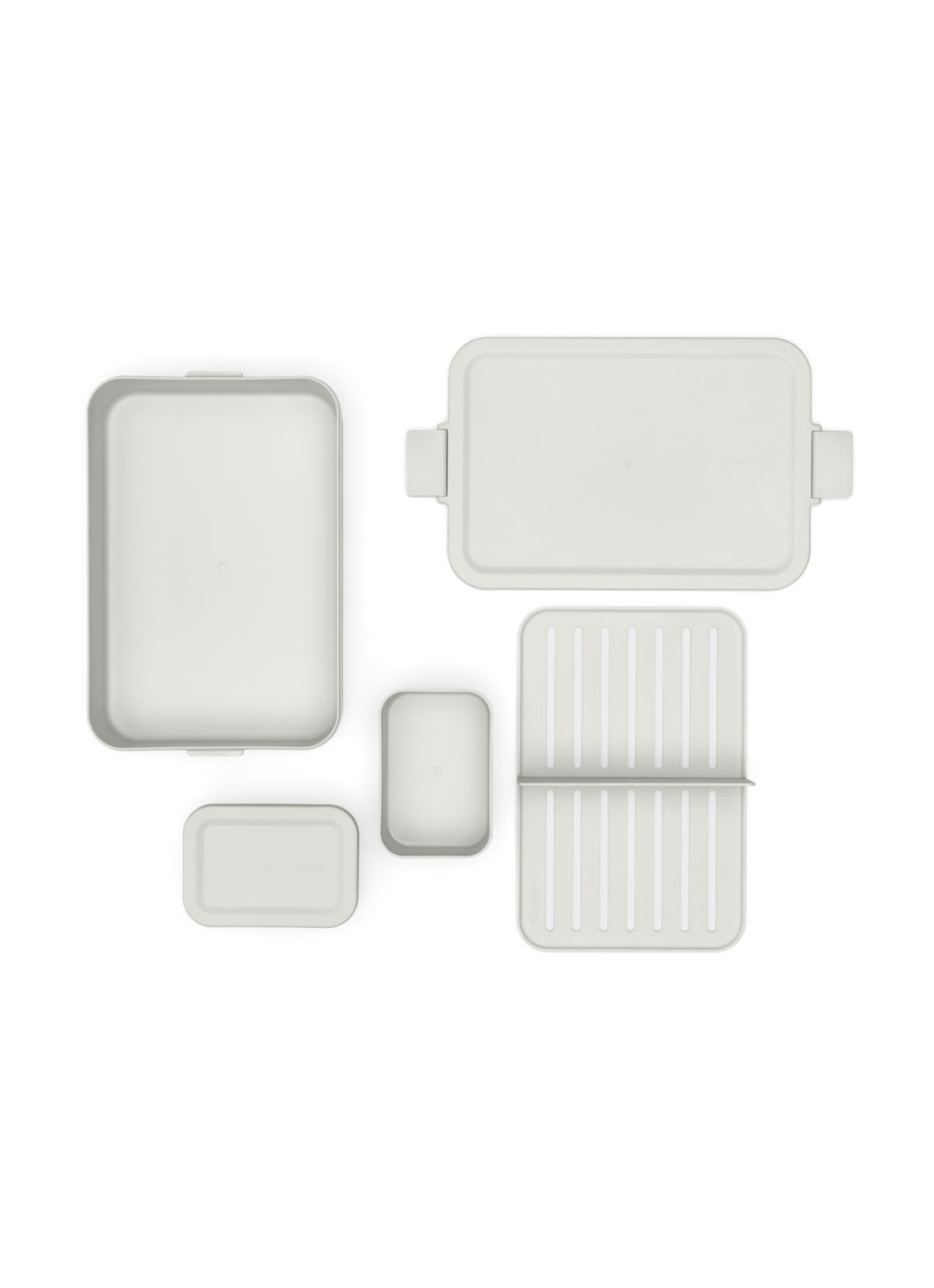 Brabantia Make & Take lunchbox L - detail lichtgrijs