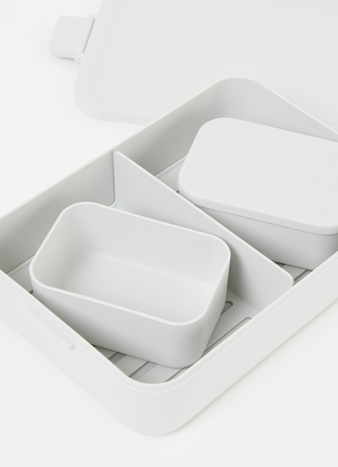 Brabantia Make & Take lunchbox L - voorkant 6 lichtgrijs