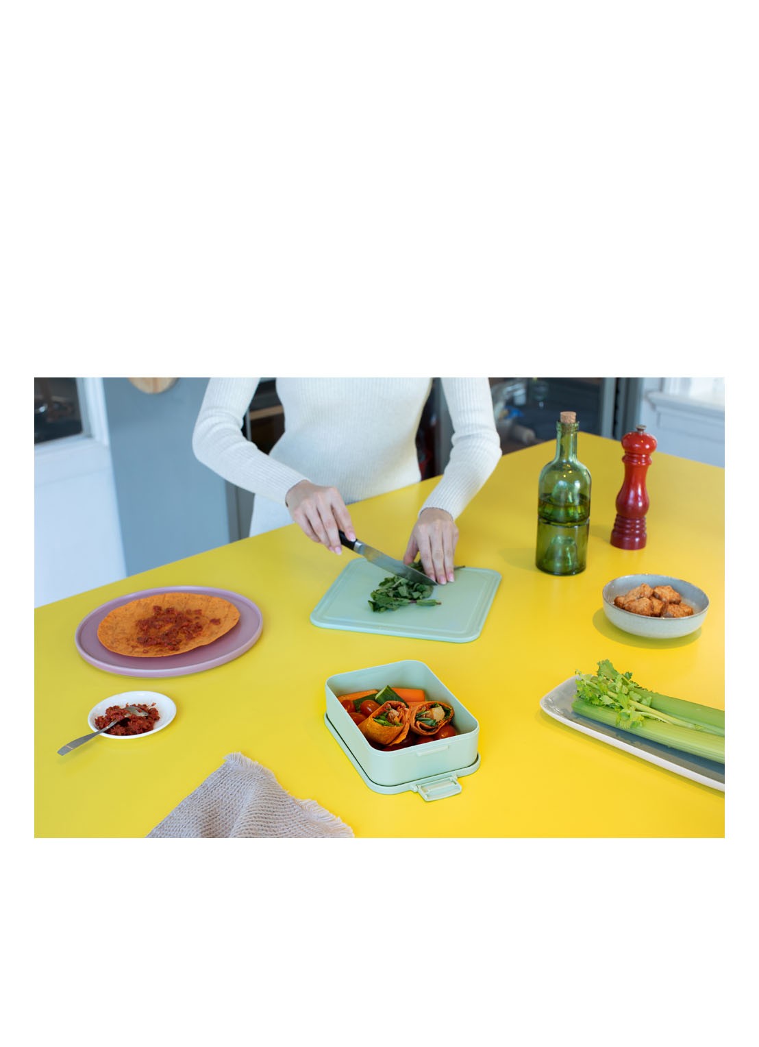 Brabantia Make & Take lunchbox M - detail 4 mint