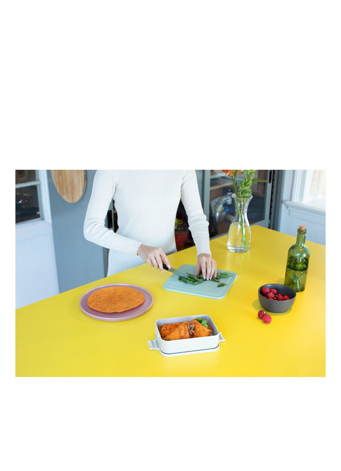 Brabantia Make & Take lunchbox M - detail 3 lichtgrijs