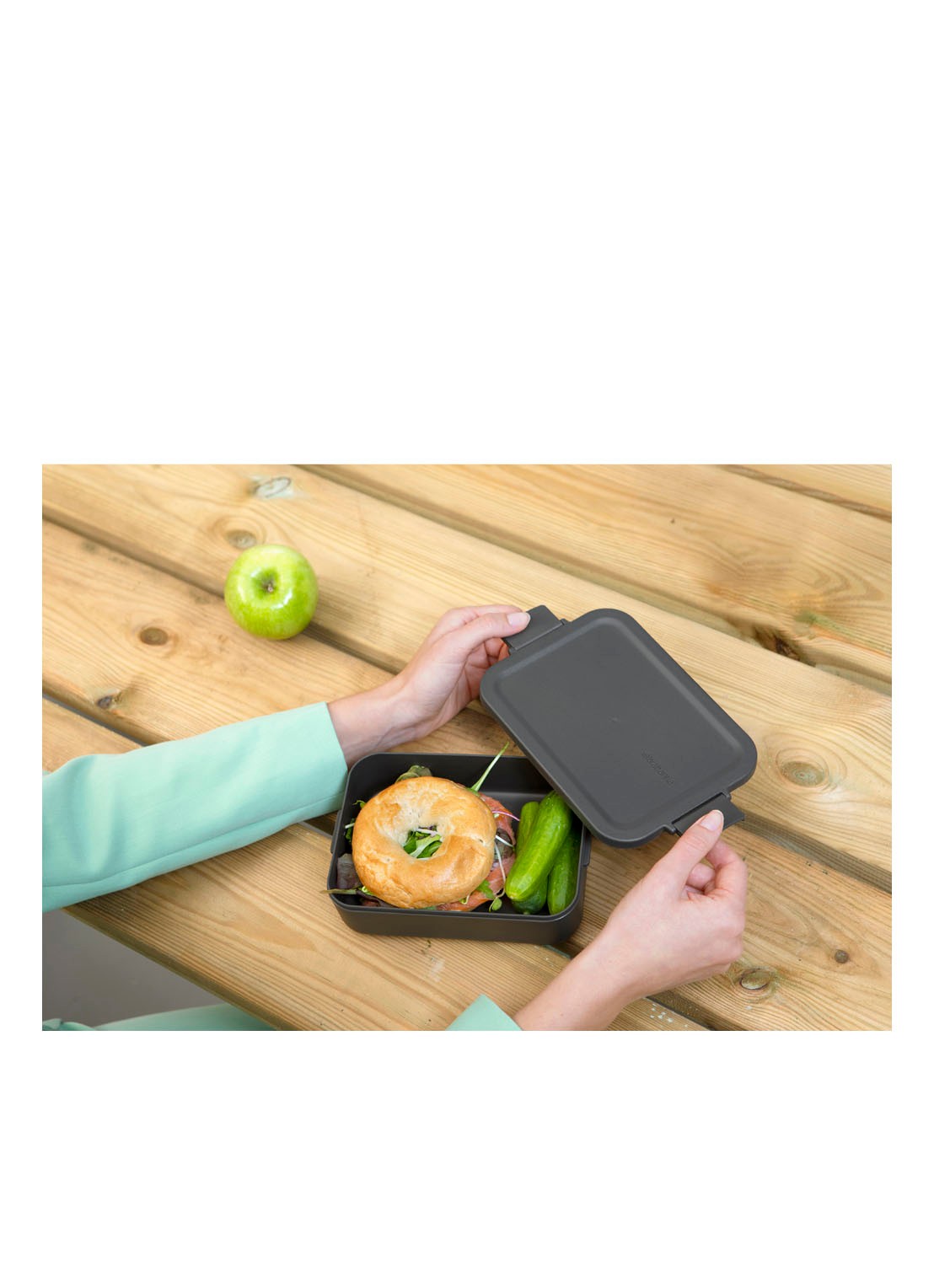 Brabantia Make & Take ontbijt- en lunchset - set van 3  - detail 4 donkergrijs