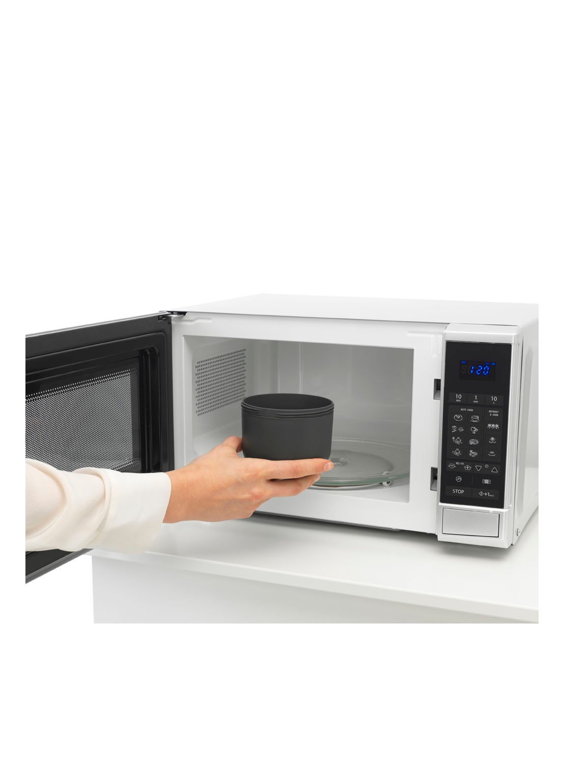 Brabantia Make & Take ontbijtkom 0,5 L  - achterkant 6 antraciet