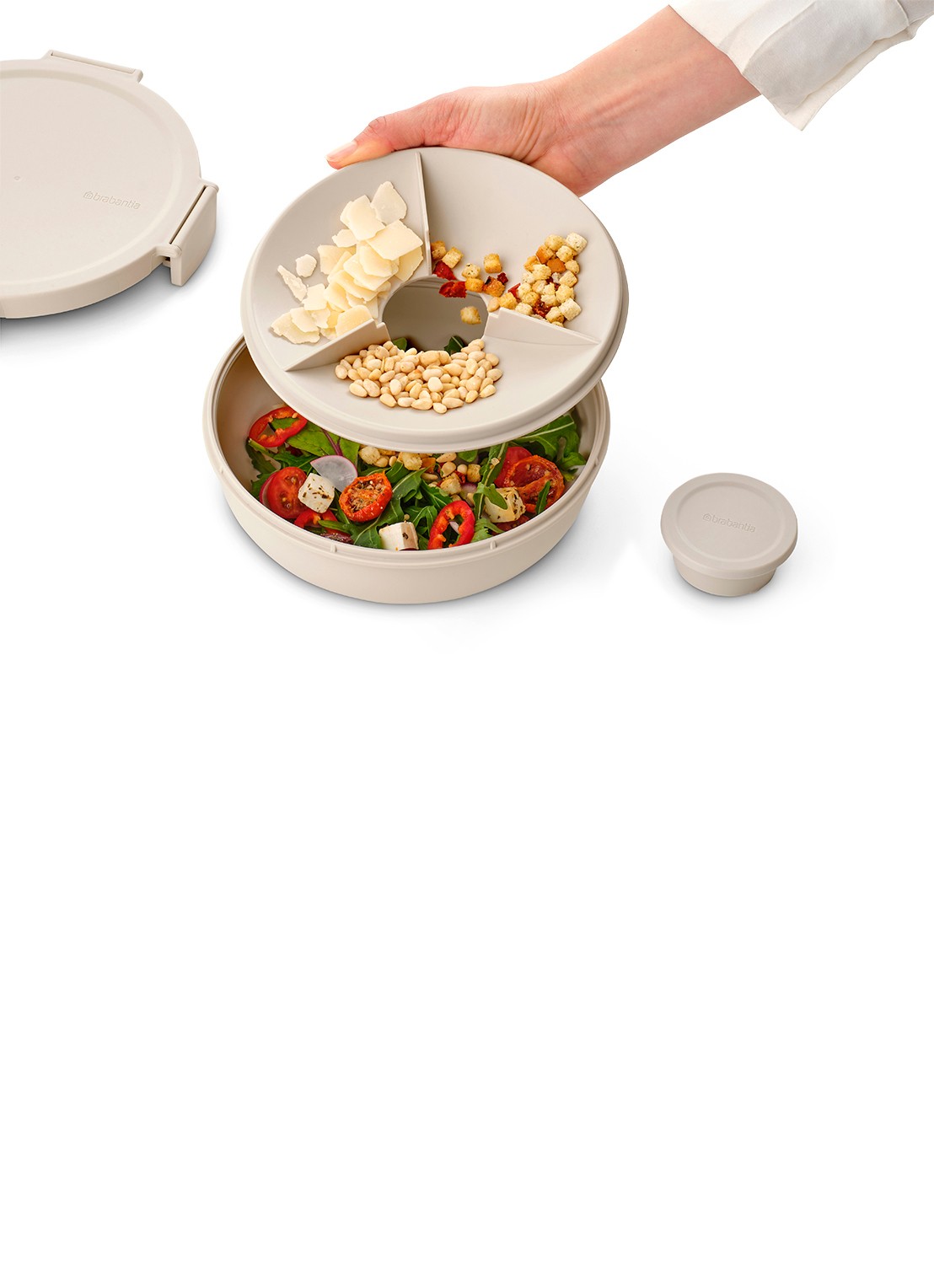 Brabantia Make & Take Salade Lunchbox To Go 1,3 liter - detail 6 beige