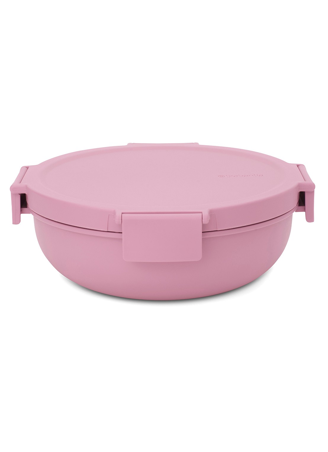 Brabantia Make & Take Salade Lunchbox To Go 1,3 liter - voorkant 6 donkerroze