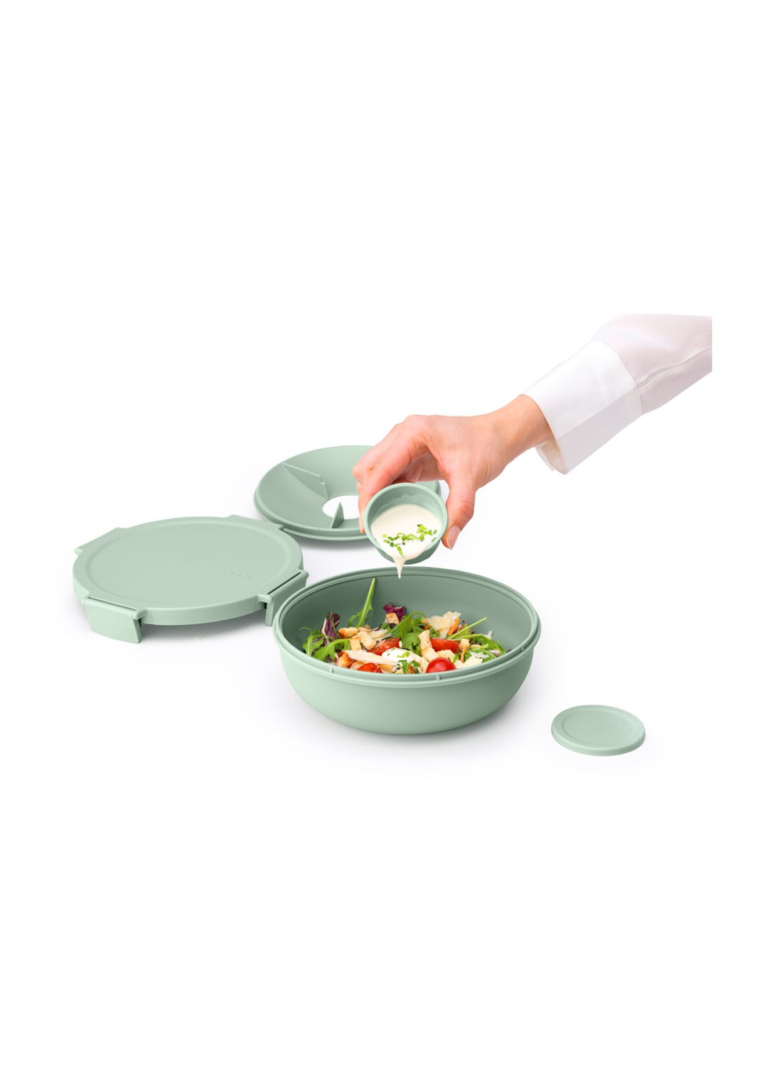 Brabantia Make & Take saladebak 1,3 liter - detail mint