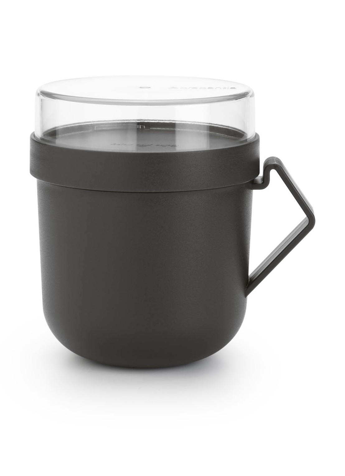 Brabantia Make & Take soepbeker 60 cl - voorkant 4 zwart
