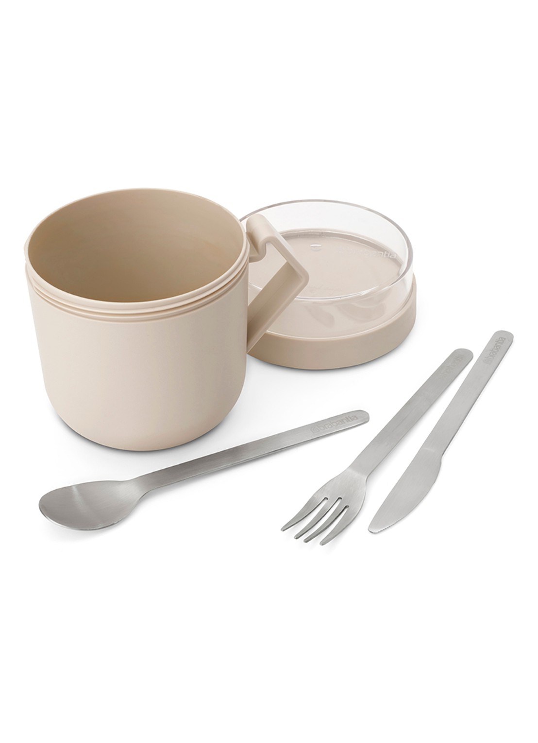 Brabantia Make & Take soepbeker 600 ml - achterkant 3 beige
