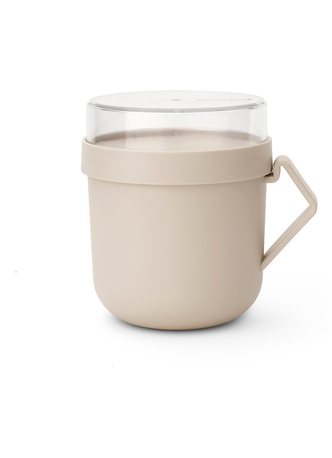 Brabantia Make & Take soepbeker 600 ml - voorkant beige