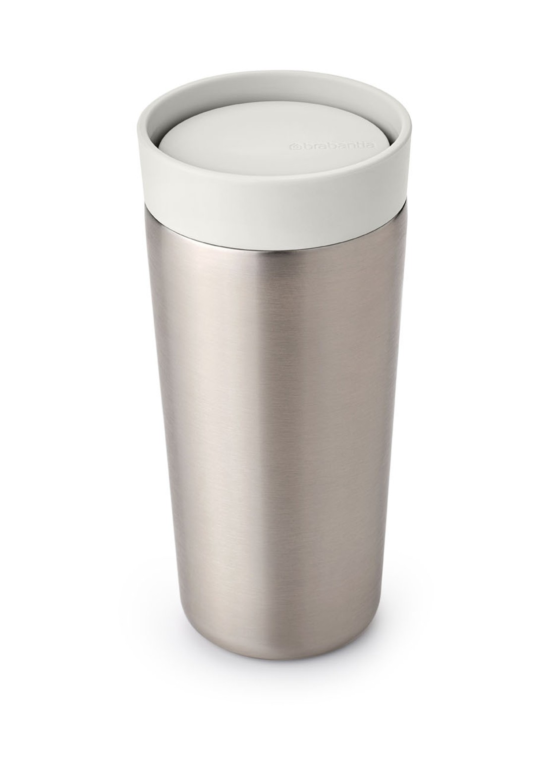 Brabantia Make & Take thermosbeker 36 cl - voorkant lichtgrijs