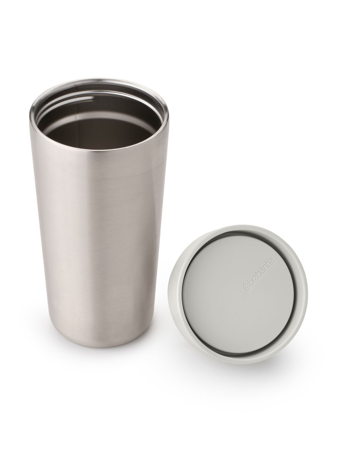 Brabantia Make & Take thermosbeker 36 cl - voorkant 2 lichtgrijs