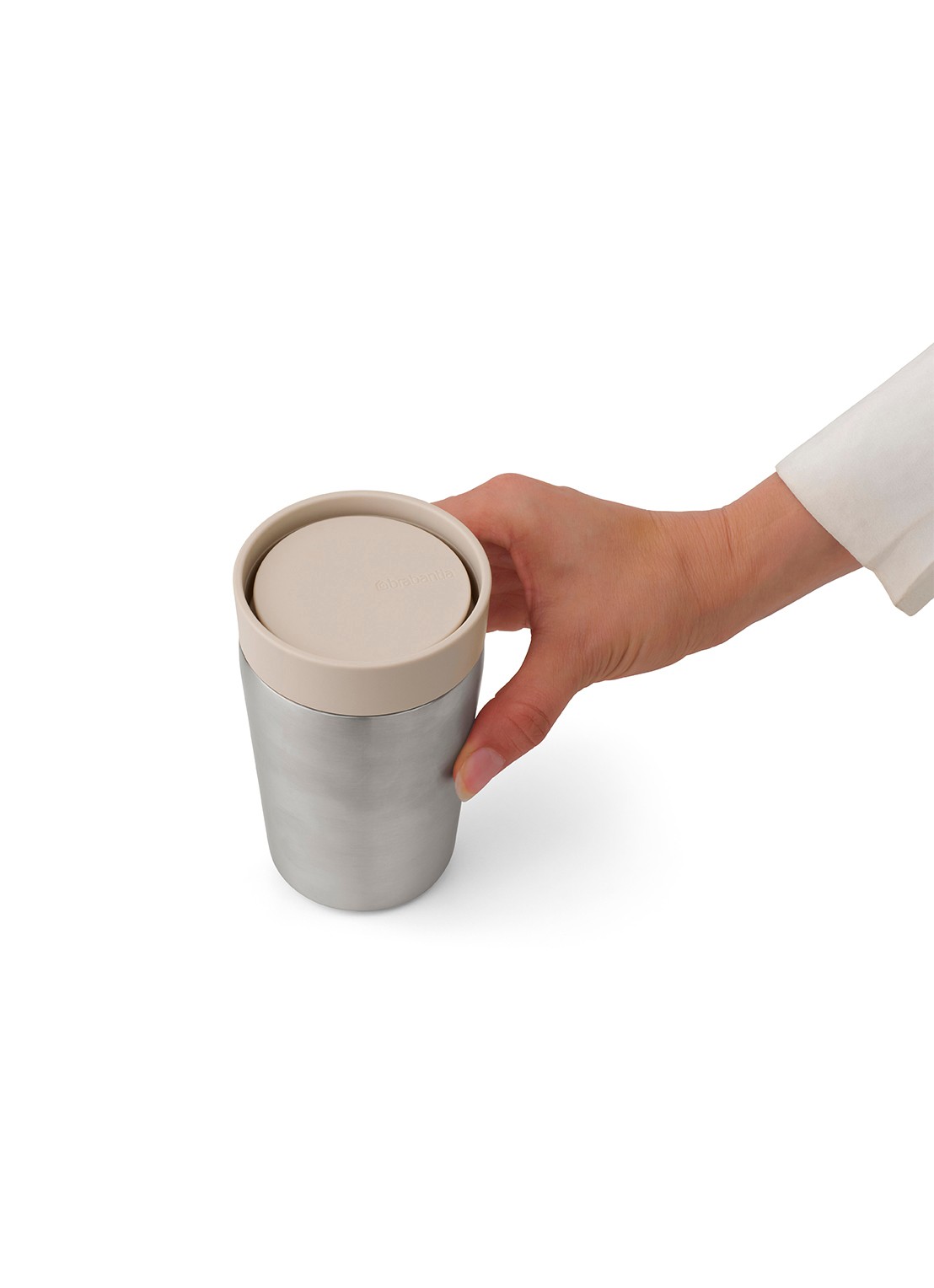 Brabantia Make & Take thermosbeker/koffiebeker 200 ml - detail 5 beige