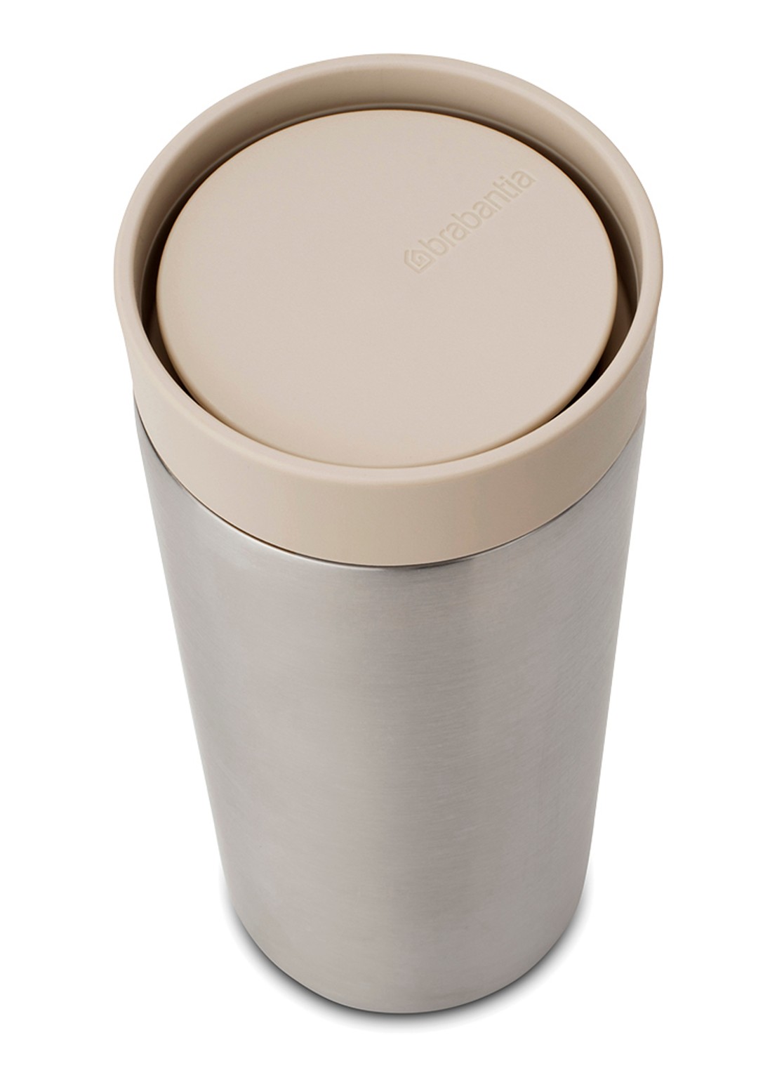 Brabantia Make & Take thermosbeker/koffiebeker 36 cl - achterkant 3 beige