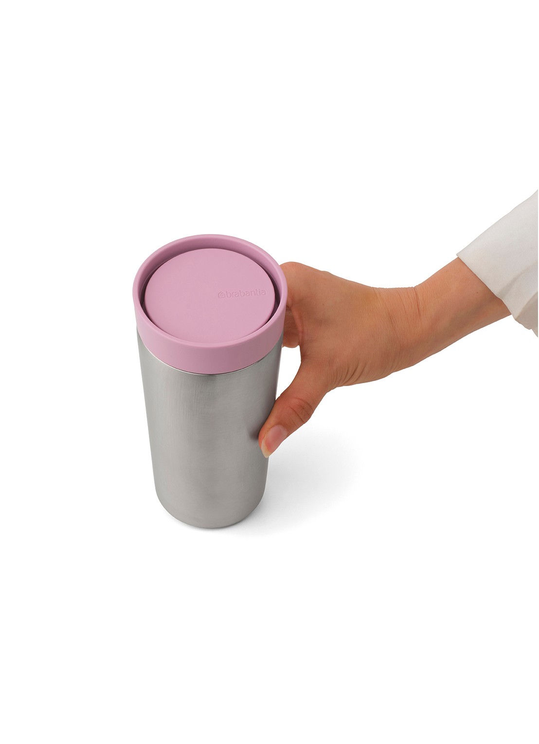 Brabantia Make & Take thermosbeker/koffiebeker 36 cl - detail 4 donkerroze