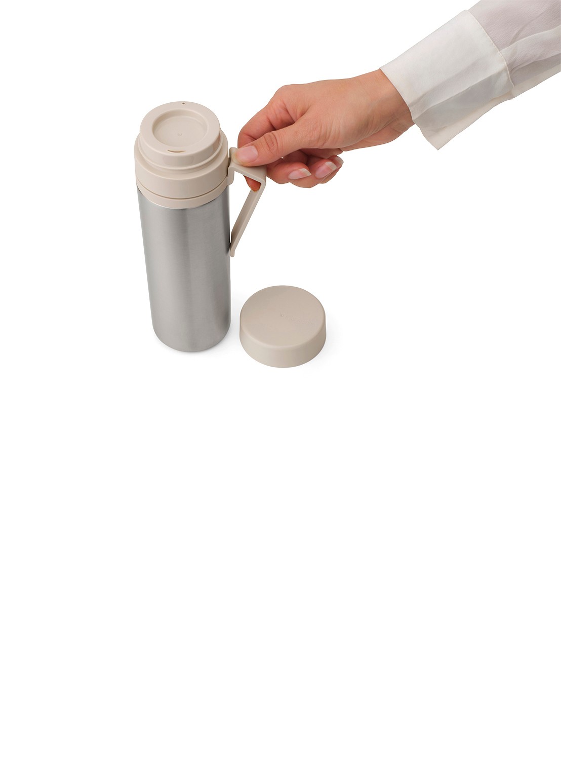 Brabantia Make & Take thermosfles 500 ml  - detail 5 beige