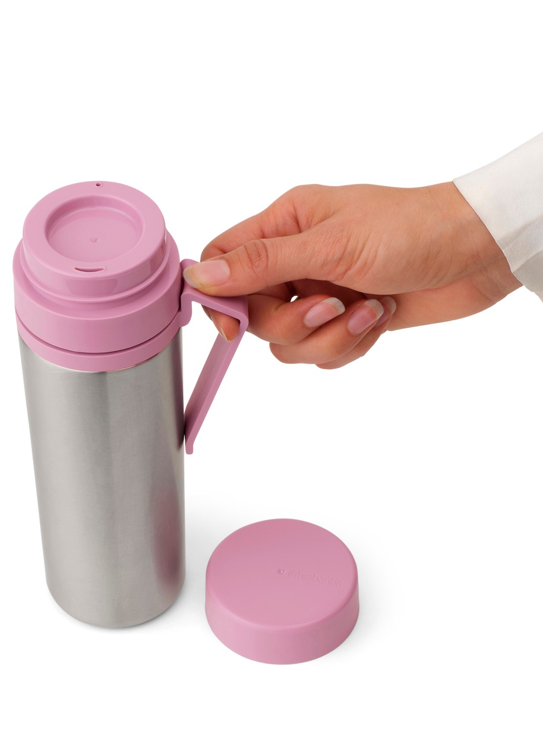 Brabantia Make & Take thermosfles 500 ml  - detail 3 donkerroze