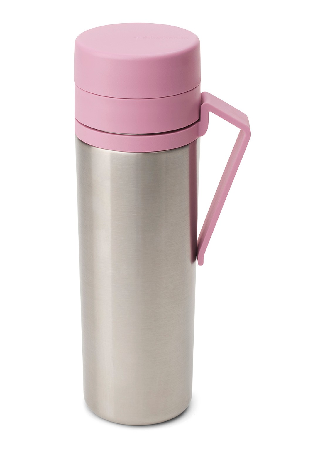 Brabantia Make & Take thermosfles 500 ml  - voorkant 6 donkerroze