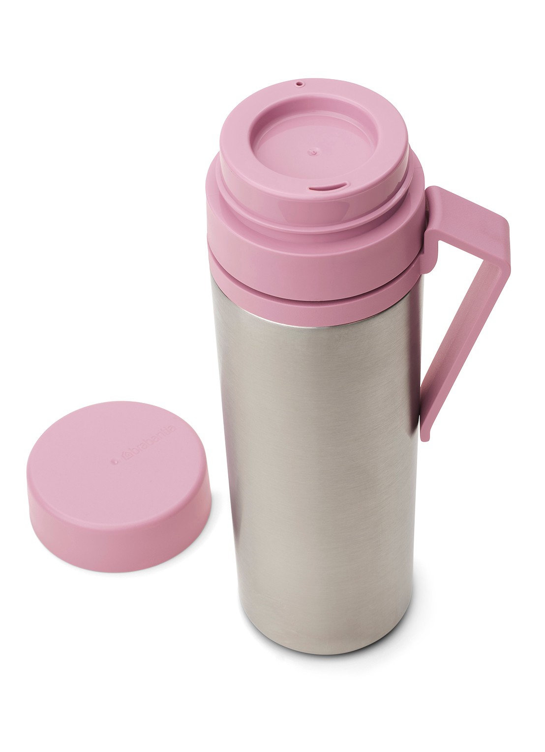 Brabantia Make & Take thermosfles 500 ml  - voorkant 7 donkerroze