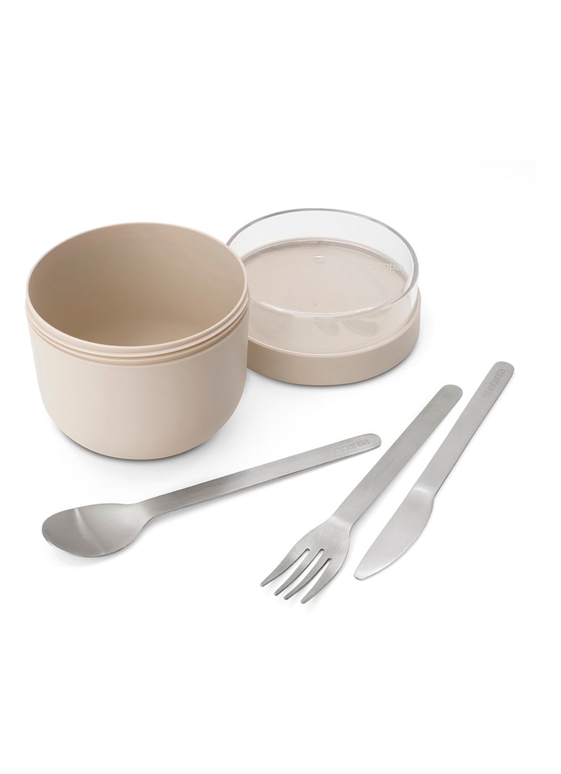 Brabantia Make & Take Yoghurt Beker To Go 500 ml - achterkant 3 beige