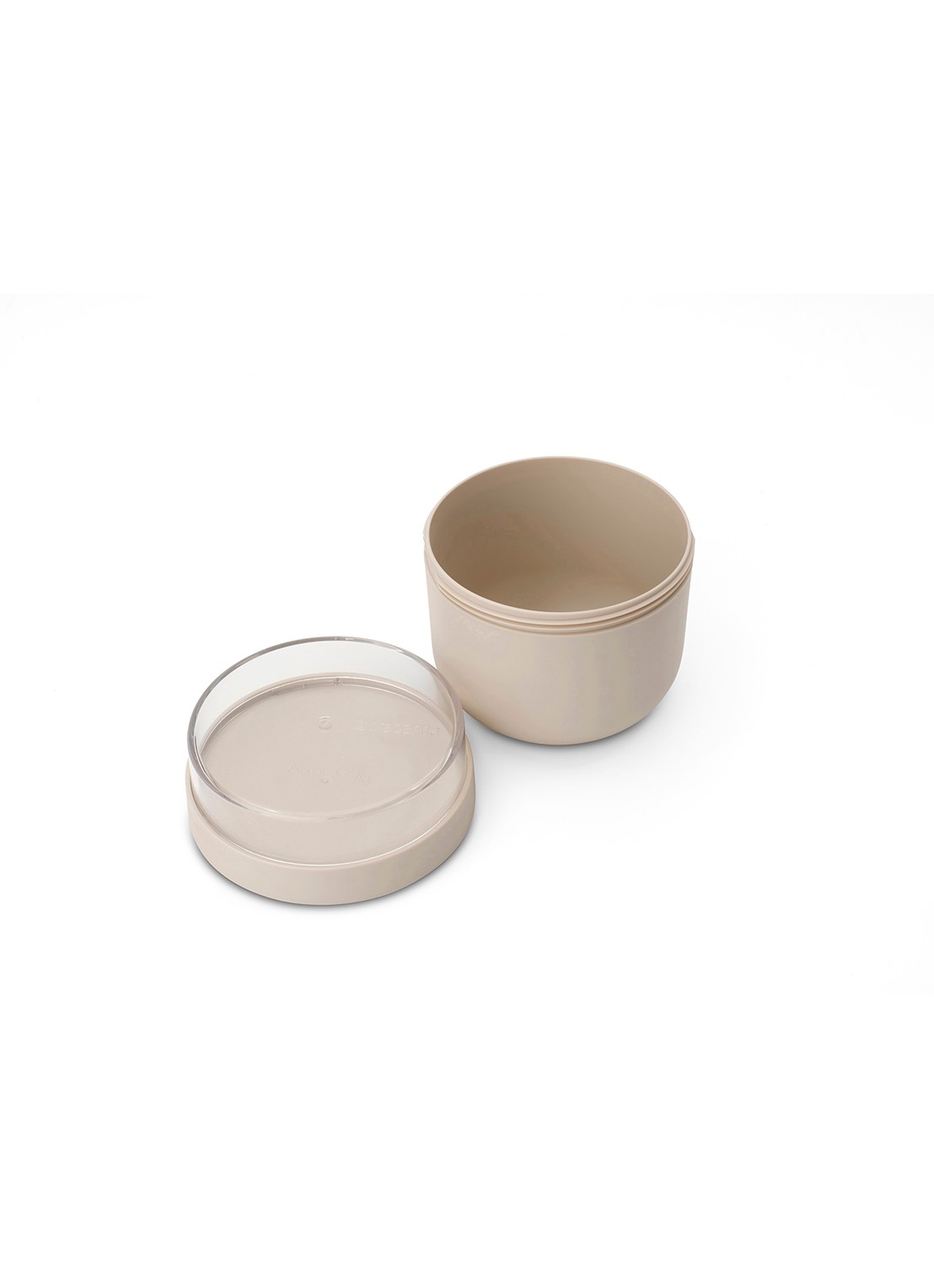 Brabantia Make & Take Yoghurt Beker To Go 500 ml - voorkant 2 beige